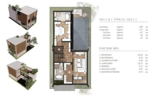 Вилла с бассейном в The Harmony by Wallaya Villas, Пхукет, Таиланд, 271 м2