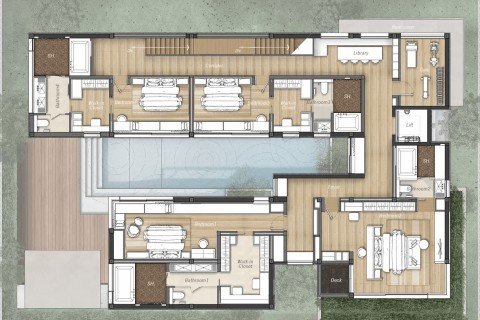 Вилла с бассейном в The Harmony by Wallaya Villas, Пхукет, Таиланд, 897 м2