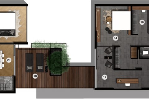 Вилла с бассейном в QNITY by Wallaya Villas, Пхукет, Таиланд, 425 м2