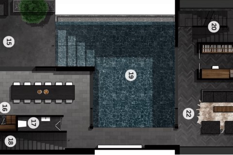 Вилла с бассейном в QNITY by Wallaya Villas, Пхукет, Таиланд, 632 м2