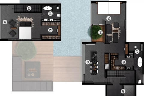 Вилла с бассейном в QNITY by Wallaya Villas, Пхукет, Таиланд, 816 м2