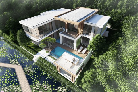 Вилла с бассейном в The Ozone Luxury Villas, Пхукет, Таиланд, 525 м2