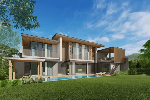 Вилла с бассейном в The Ozone Grand Residence, Пхукет, Таиланд, 329 м2