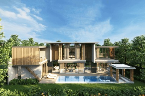 Вилла с бассейном в The Ozone Grand Residence, Пхукет, Таиланд, 329 м2