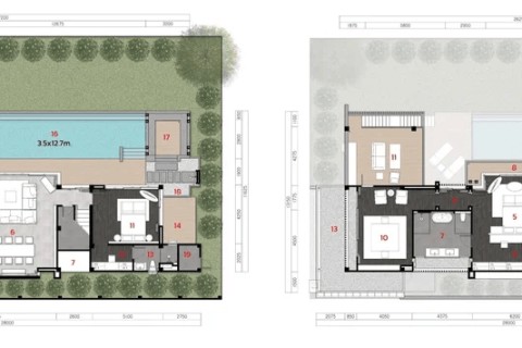 Вилла с бассейном в The Ozone Grand Residence, Пхукет, Таиланд, 329 м2