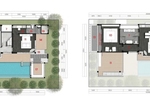 Вилла с бассейном в The Ozone Grand Residence, Пхукет, Таиланд, 329 м2