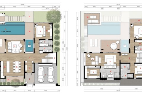 Вилла с бассейном в The Ozone Grand Residence, Пхукет, Таиланд, 329 м2
