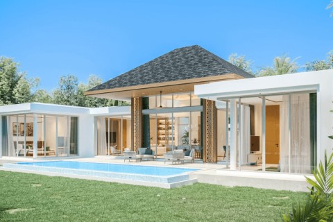 Вилла с бассейном в The Ozone Campus Villa, Пхукет, Таиланд, 394 м2