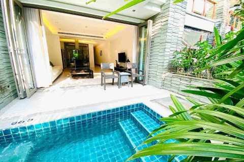 Аренда двухспальных апартаментов на Пхукете в ЖК Pearl of Naithon, квартира 80 м2