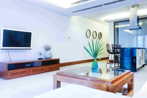 Аренда двухспальных апартаментов на Пхукете в ЖК Pearl of Naithon, квартира 80 м2