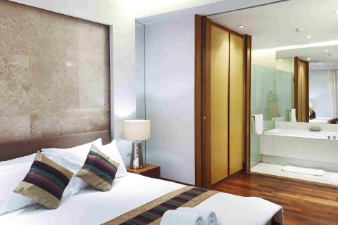 Аренда двухспальных апартаментов на Пхукете в ЖК Pearl of Naithon, квартира 80 м2