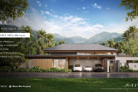 Вилла с бассейном в The Title Villa Kirara, Пхукет, Таиланд, 475 м2