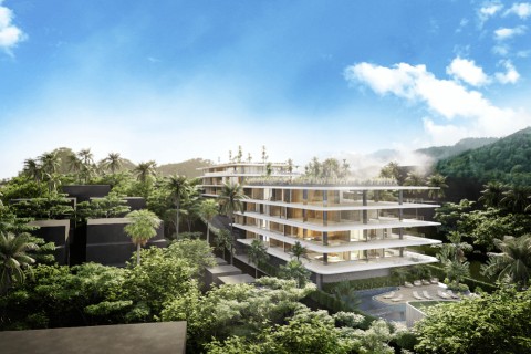 1-комнатная квартира в Etherhome Seaview Condo, Пхукет, Таиланд, 51 м2