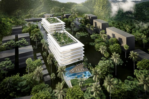 1-комнатная квартира в Etherhome Seaview Condo, Пхукет, Таиланд, 51 м2