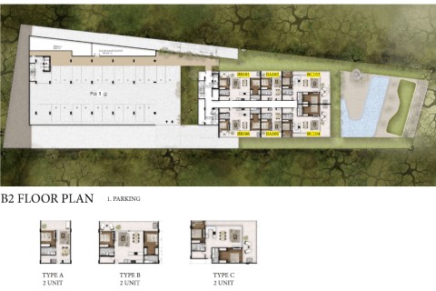 2-комнатная квартира в Etherhome Seaview Condo, Пхукет, Таиланд, 128 м2