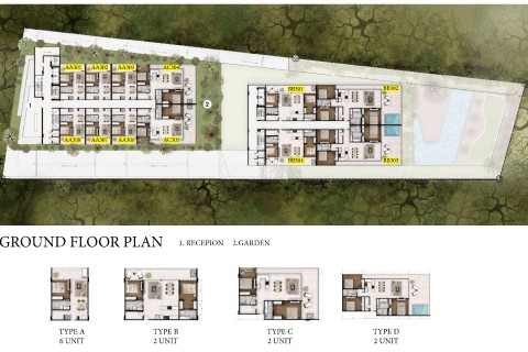 3-комнатная квартира в Etherhome Seaview Condo, Пхукет, Таиланд, 182 м2
