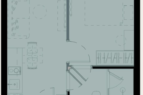 1-комнатная квартира в The Title Sierra Пхукет, 30 м2