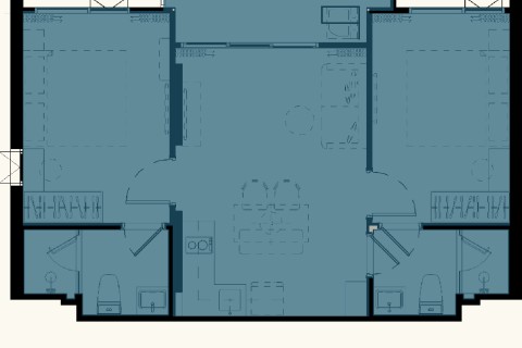 2-комнатная квартира в The Title Sierra Пхукет, 55 м2