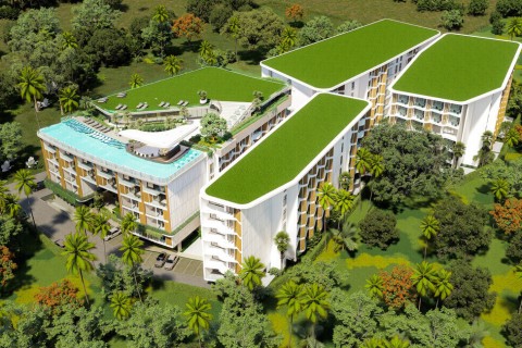 3-комнатная квартира в Citygate de Phuket, Пхукет, Таиланд, 81 м2