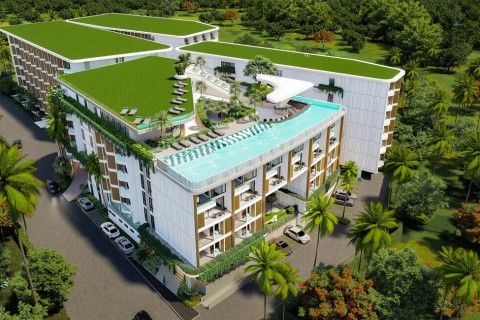 3-комнатный дуплекс с бассейном в Citygate de Phuket, Пхукет, Таиланд, 177 м2