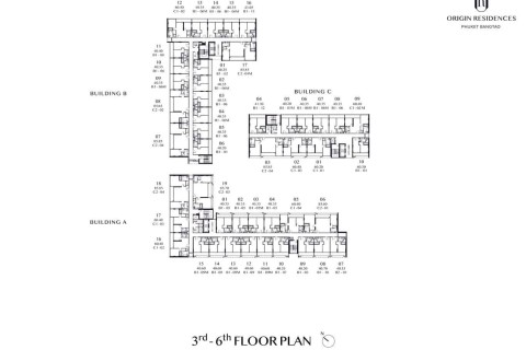 1-комнатная квартира в Origin Residences Bangtao, Пхукет, Таиланд, 40 м2