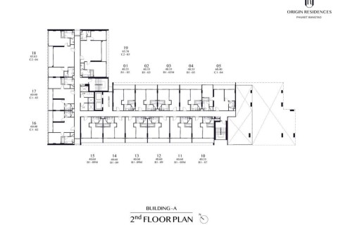 2-комнатная квартира в Origin Residences Bangtao, Пхукет, Таиланд, 60 м2