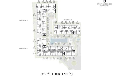 2-комнатный пентхаус в Origin Residences Bangtao, Пхукет, Таиланд, 85 м2