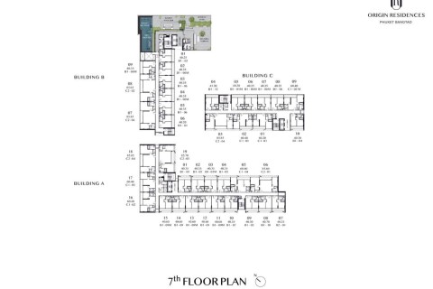 2-комнатный пентхаус в Origin Residences Bangtao, Пхукет, Таиланд, 85 м2