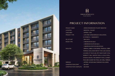 2-комнатный пентхаус в Origin Residences Bangtao, Пхукет, Таиланд, 85 м2