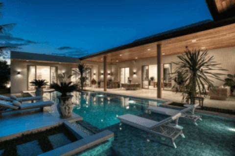 Вилла с бассейном в Layan Lucky Villas II, Пхукет, Таиланд, 460 м2