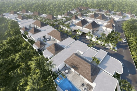 Вилла с бассейном в Layan Lucky Villas II, Пхукет, Таиланд, 460 м2