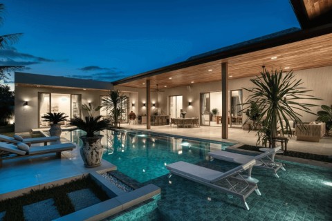 Вилла с бассейном в Layan Lucky Villas II, Пхукет, Таиланд, 460 м2