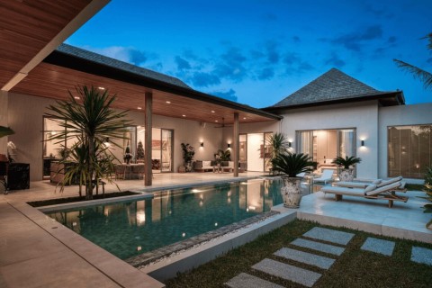 Вилла с бассейном в Layan Lucky Villas II, Пхукет, Таиланд, 593 м2