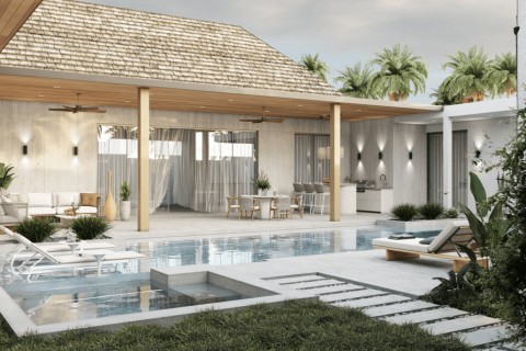 Вилла с бассейном в Layan Lucky Villas II, Пхукет, Таиланд, 593 м2