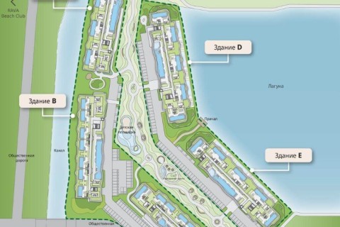 3-комнатная квартира в Bellaguna Lake Residences Lotus, Пхукет, Таиланд, 161 м2