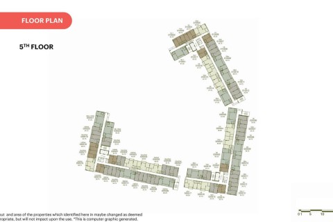 1-комнатная квартира в Rhea by Sansiri, Пхукет, Таиланд, 29 м2