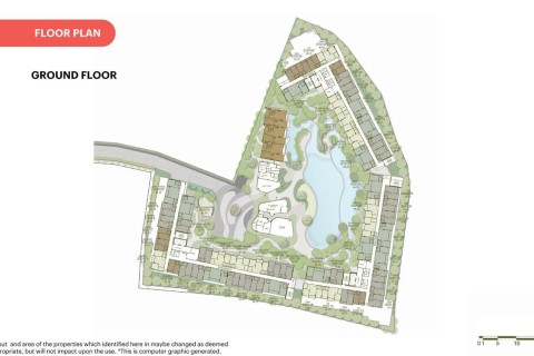 2-комнатная квартира в Rhea by Sansiri, Пхукет, Таиланд, 47 м2