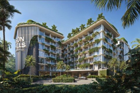 1-комнатная квартира в Sun Hills Lakeside, Пхукет, Таиланд, 60 м2