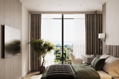 1-комнатная квартира в Sun Hills Lakeside, Пхукет, Таиланд, 77 м2