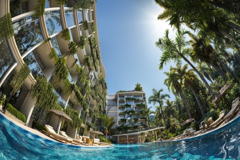 2-комнатная квартира в Sun Hills Lakeside, Пхукет, Таиланд, 71 м2