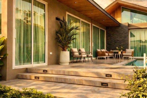 Аренда виллы Пхукет, Sunpao 2 Pool Villa, дом с 3 спальнями и бассейном, 150 м2