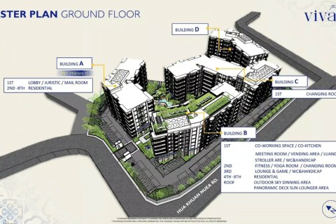 1-комнатная квартира в The Title Vivana Kamala, Пхукет, Таиланд, 32 м2
