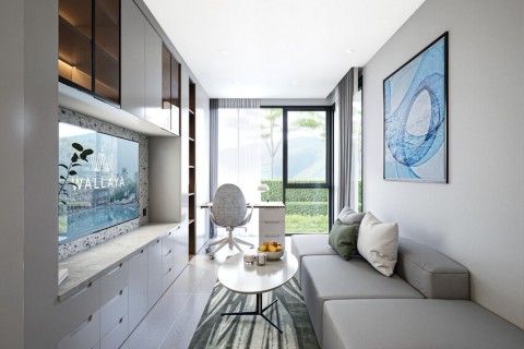 1-комнатная квартира в Wallaya Residence Nai Harn, Пхукет, Таиланд, 54 м2