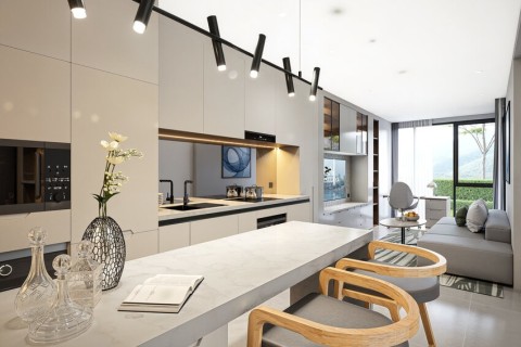 1-комнатная квартира в Wallaya Residence Nai Harn, Пхукет, Таиланд, 54 м2