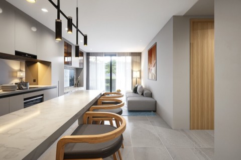 2-комнатная квартира в Wallaya Residence Nai Harn, Пхукет, Таиланд, 90 м2