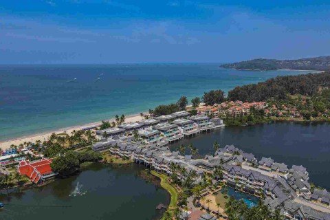 Аренда виллы на Пхукете в Angsana Beachfront Residence, Лагуна, дом с 3 спальнями и бассейном