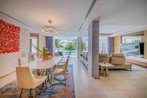 Аренда виллы на Пхукете в Angsana Beachfront Residence, Лагуна, дом с 3 спальнями и бассейном