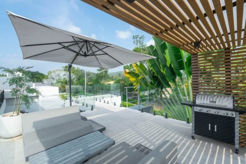 Аренда виллы на Пхукете в Lucky Layan Villas, Лаян, дом с 4 спальнями, площадь 352 м2