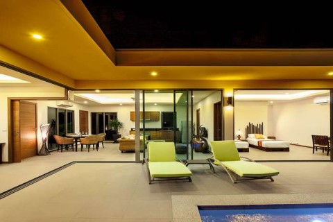 Аренда двухкомнатной виллы на Пхукете в KA Villa Rawai, дом с 2 спальнями, 258 м2