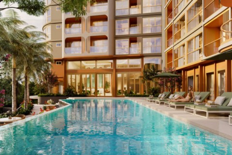 Студия в Saint Tropez Naithon Пхукет, Таиланд, 35 м2